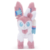 authentic Pokemon plush Sylveon KutaKutaTatta 25cm Takara tomy (Small size)